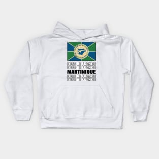 Flag of Martinique Kids Hoodie